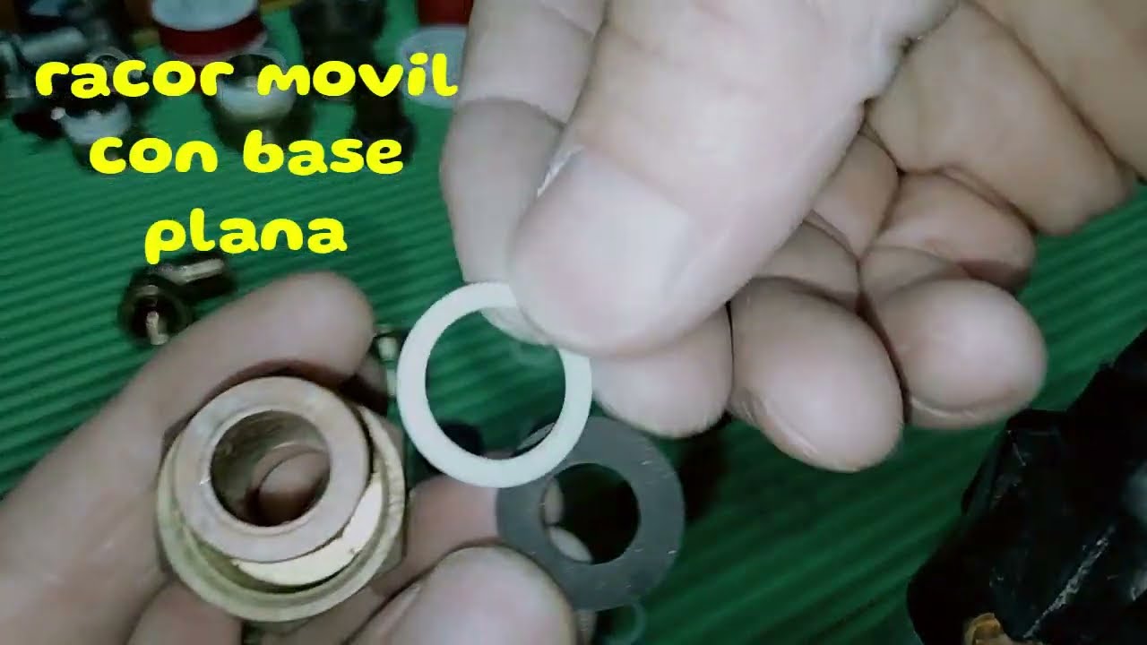 APRENDE A PONER UNA JUNTA EN RACORES LOCOS O MOVILES
