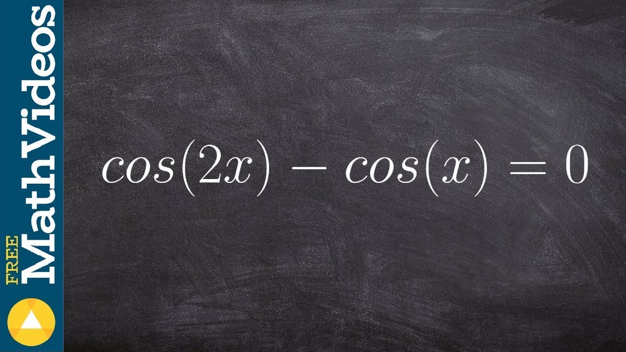 Pre-Calculus - Using Double Angle Formulas to Help Solve for Solutions to an Equation