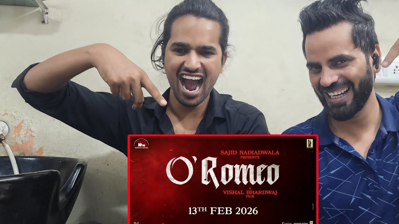 O'Romeo Teaser Reaction | Shahid Kapoor | Vishal Bhardwaj | Sajid nadiyawala  