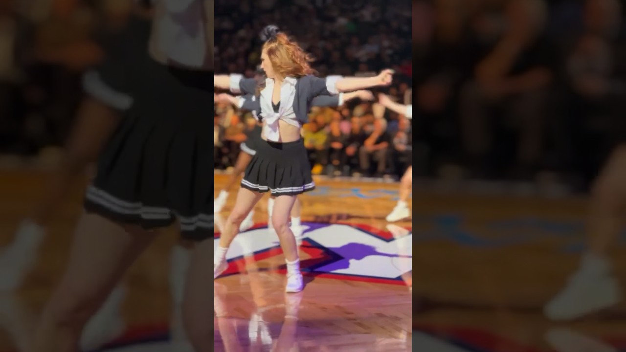 Performing at an NBA game! #britneyspears #work #nbadancer