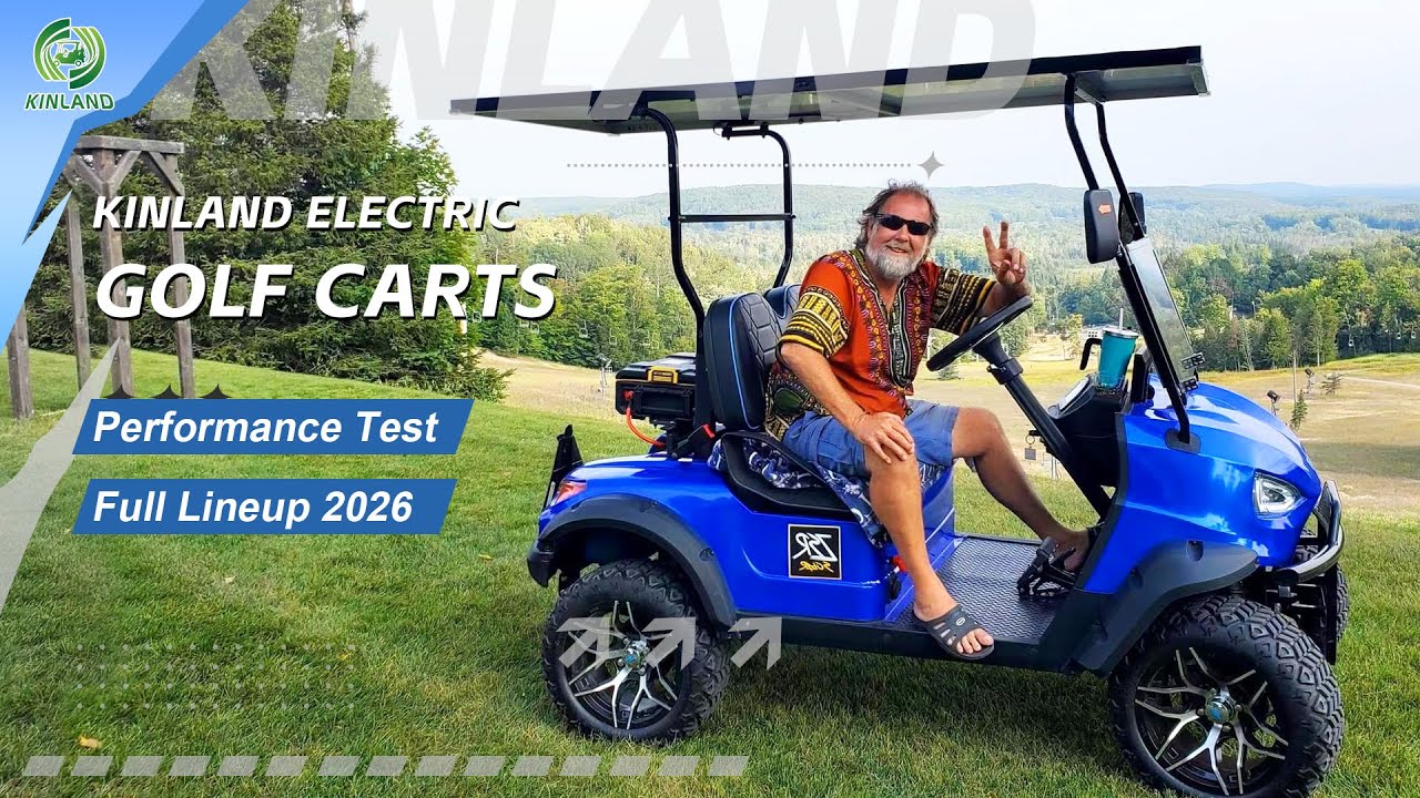 Kinland Electric Golf Carts | Performance +Test Full Lineup 2026#electricgolfcart #golfcart #cars