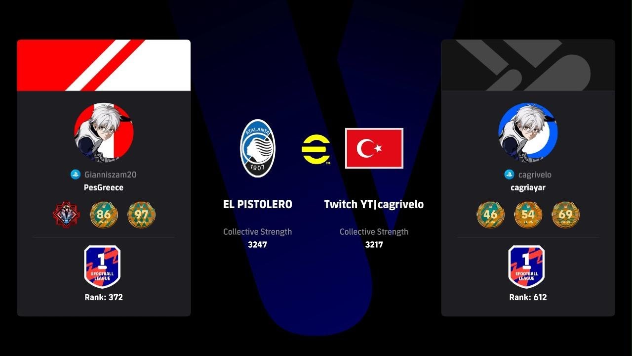eFootball_big eFootball league match vs top player cagriayar top worldwide ranked 46
