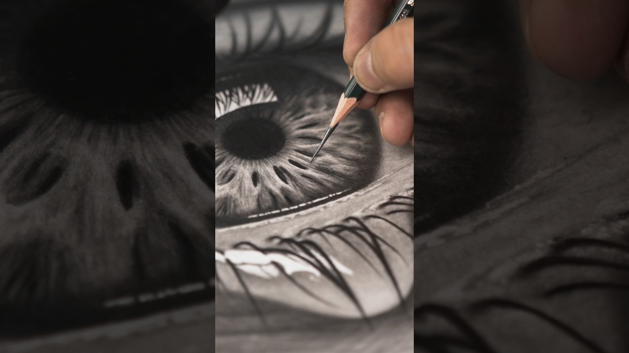 From Perfect to PAIN in 3 Seconds 😭#shorts #art #eyedrawing