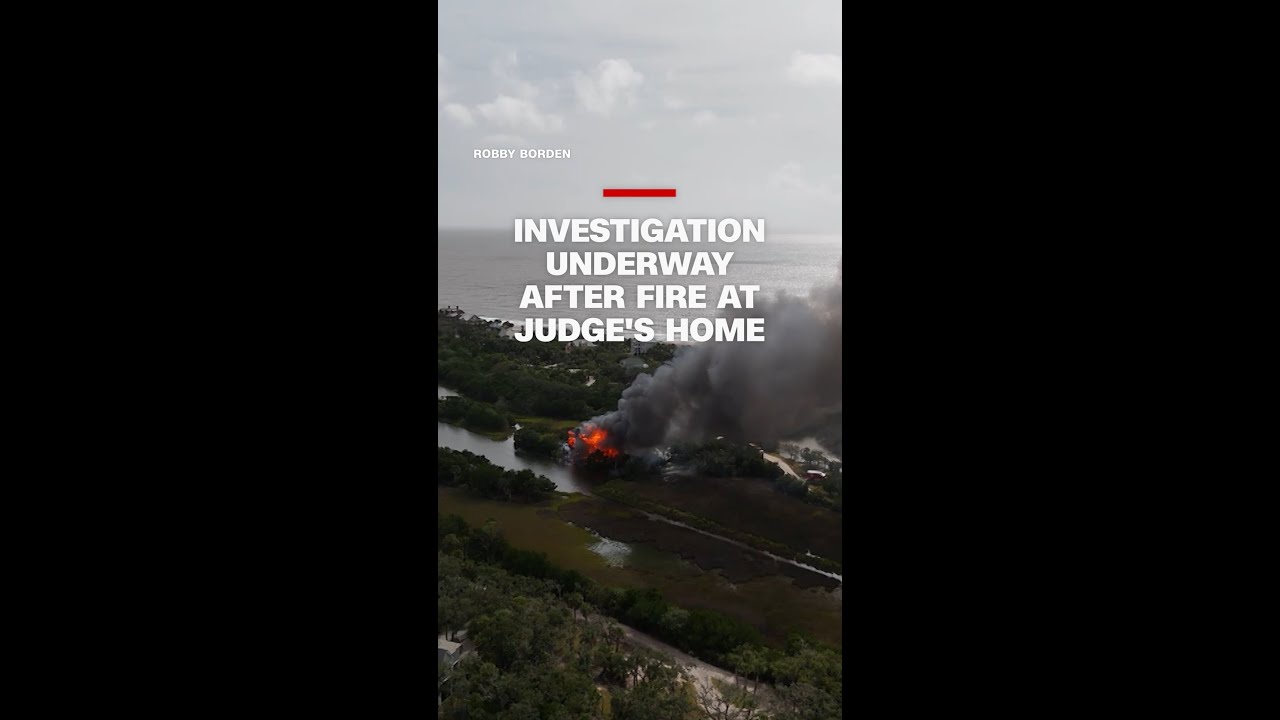 Investigation underway after fire at judge's home