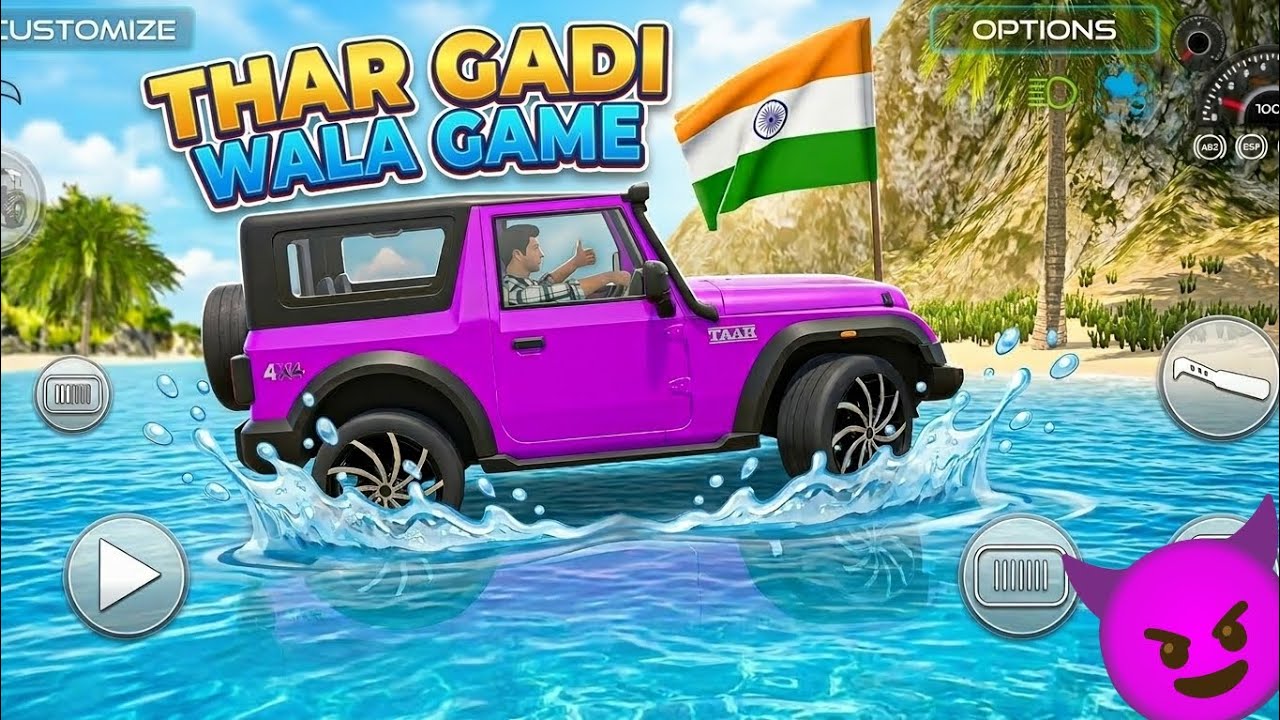 Modified Mahindra Thar Game ||