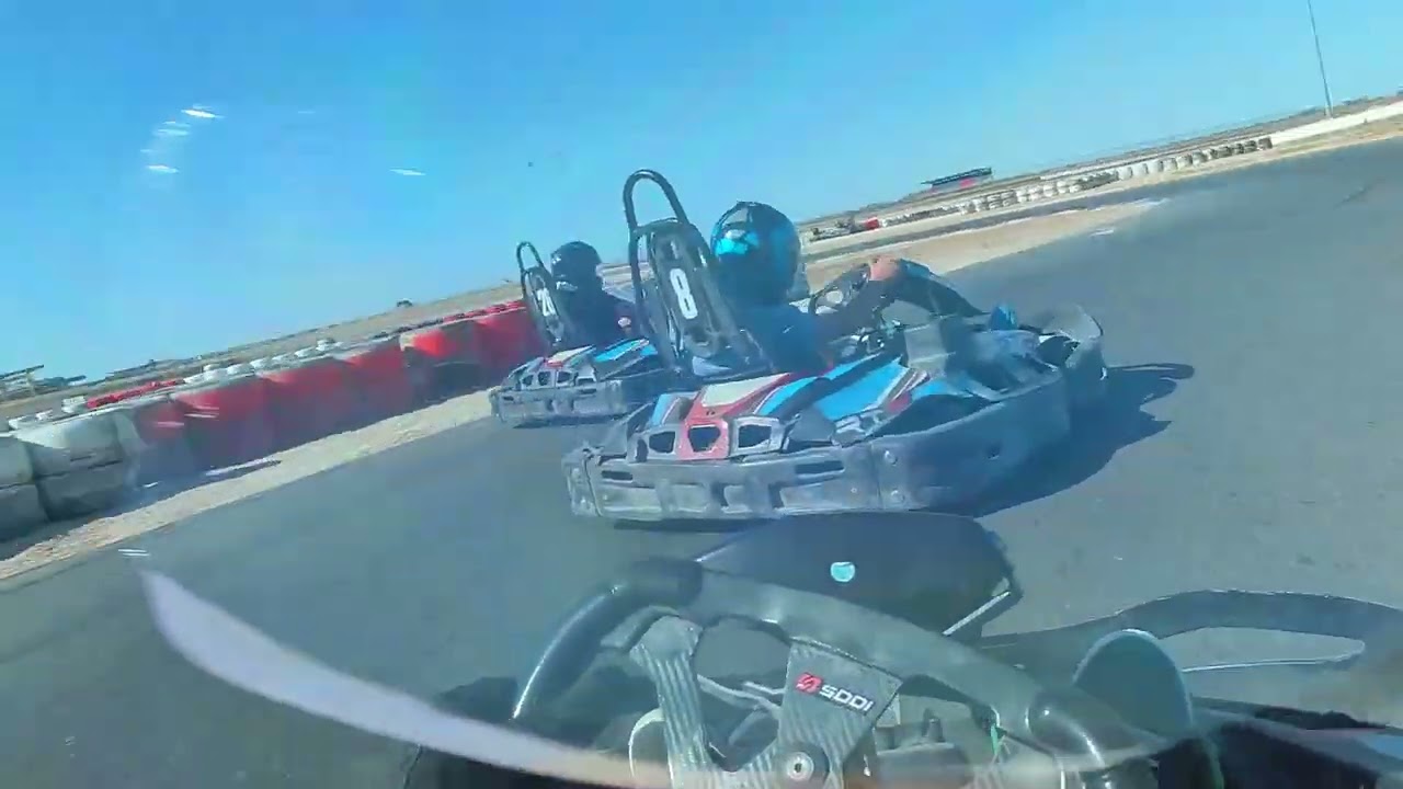 Rental kart session at The Bend