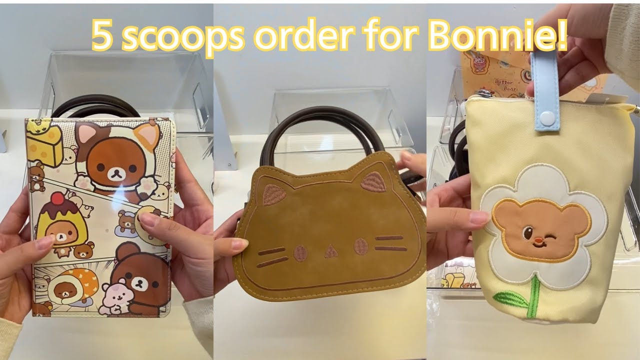 5 scoops order for Bonnie!