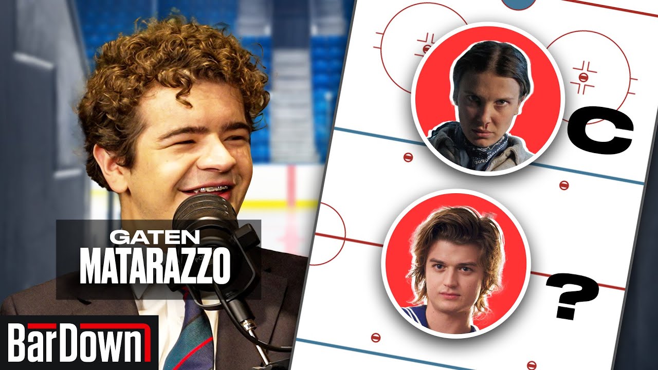 BUILDING A STRANGER THINGS HOCKEY TEAM WITH GATEN MATARAZZO | BarDown Podcast