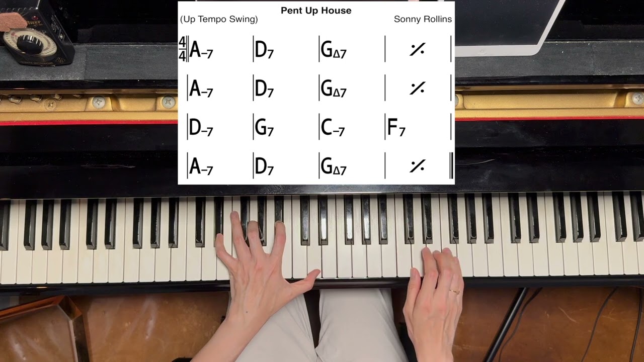 Bebop Scale Practicing for Solo (Bebop Dominant)