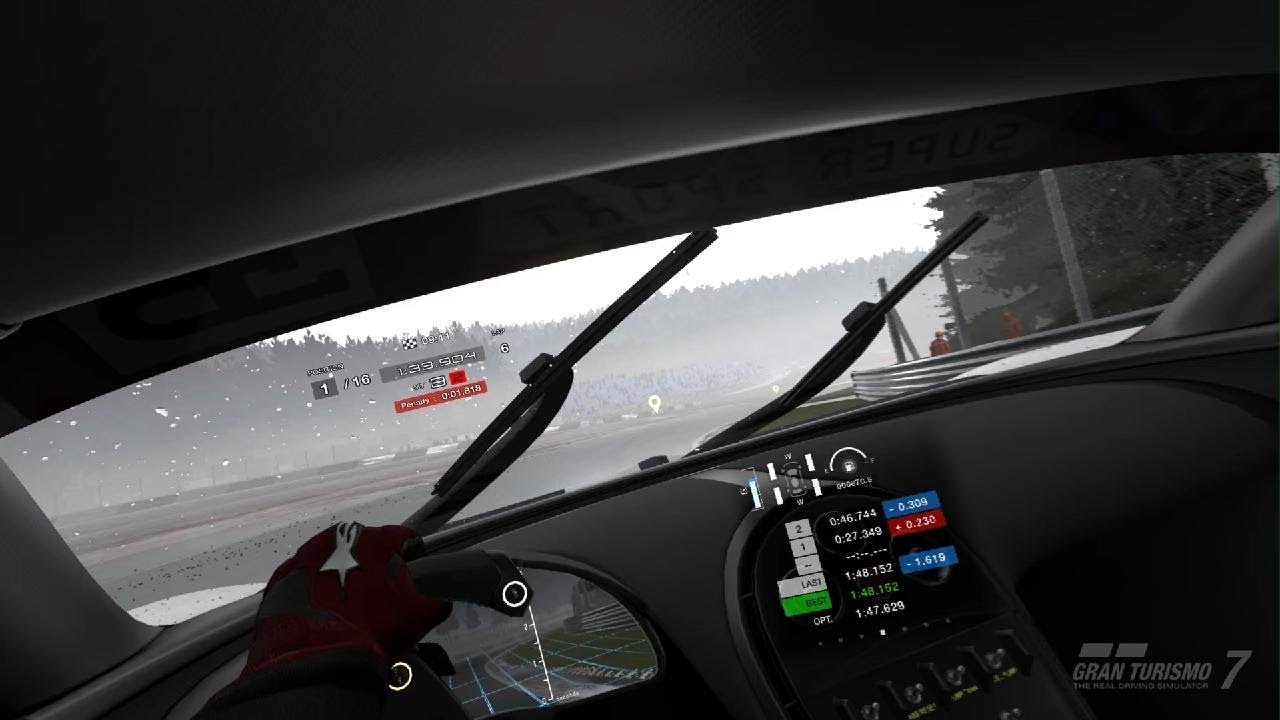 Red Bull wet race VR