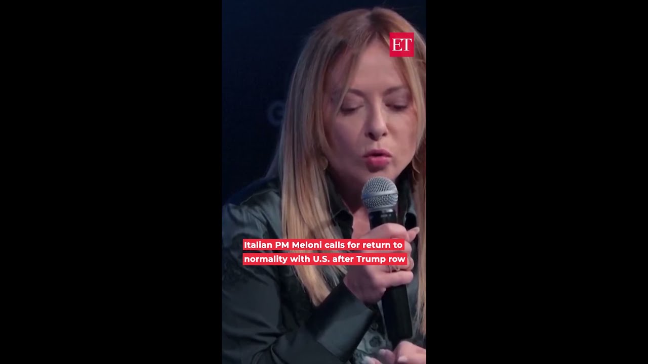 Премьер-министр Италии Мелони призвала вернуться к нормальным отношениям с США после спора с Трампом