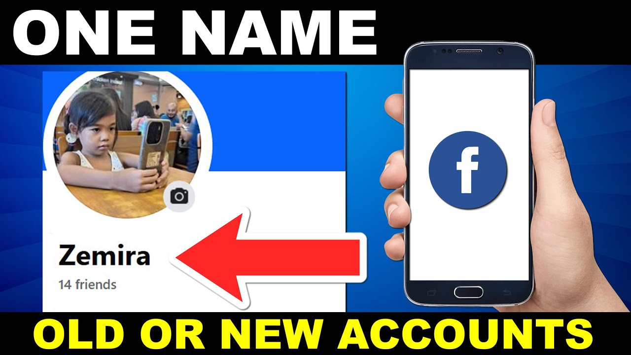 How to ONE NAME on FACEBOOK 2024 both New/Old Accounts