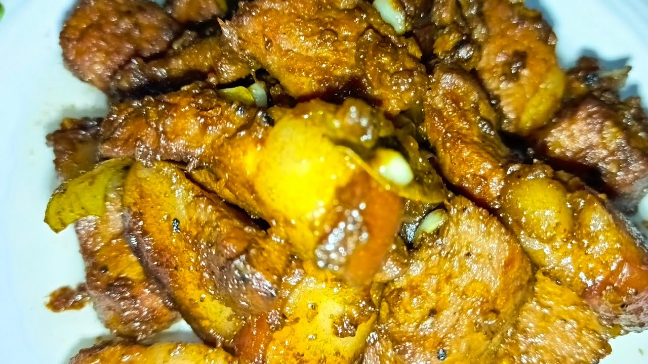My Version Of Pork Adobong Pinatuyo With Lemon Soda Recipe