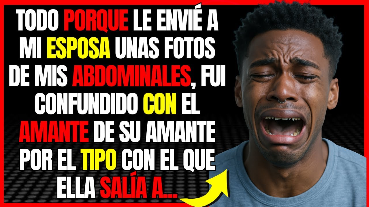 Todo porque le envié a mi esposa unas fotos de mis abdominales, fui confundido con el amante...