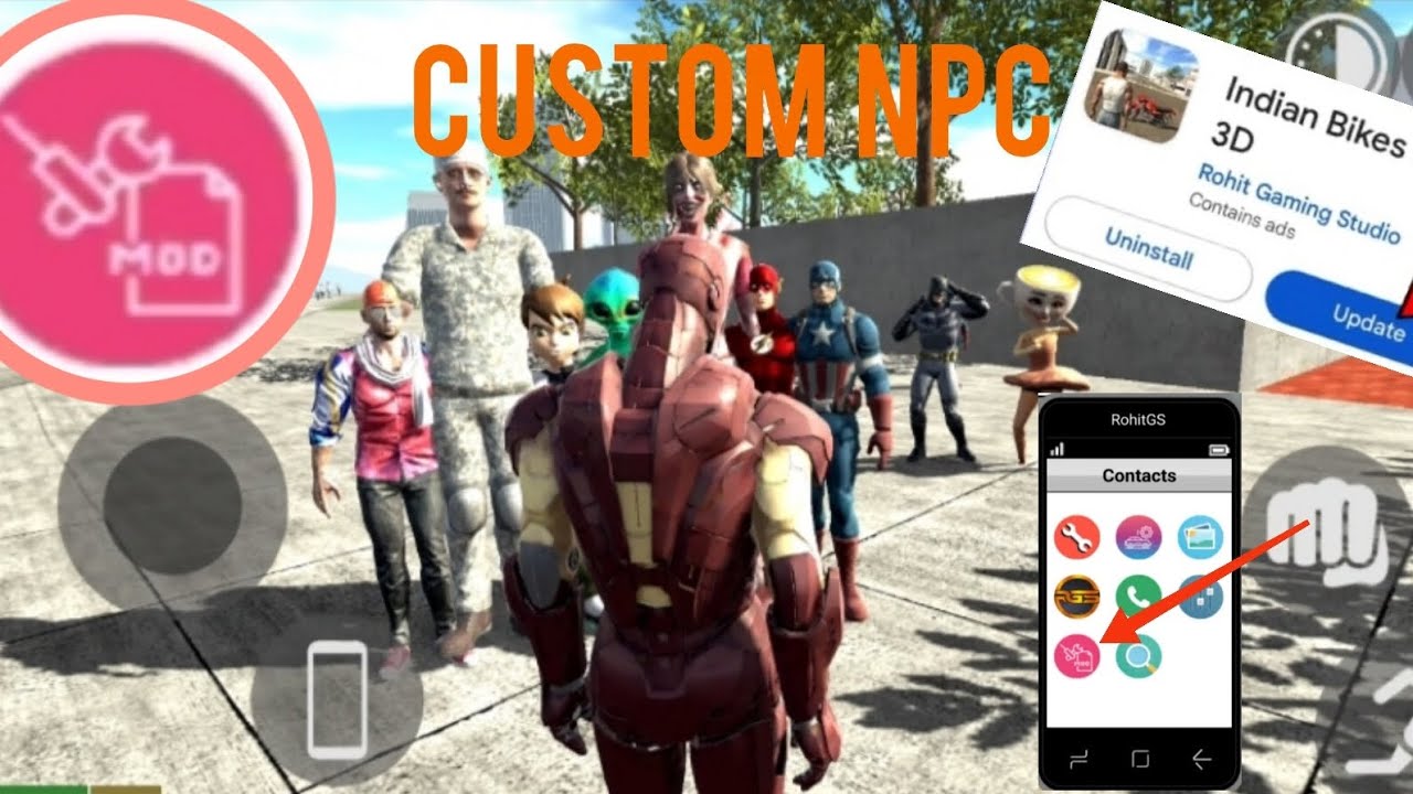 Indian bike driving 3d custom npc cheat code new update 🤫🤫🤫🤫