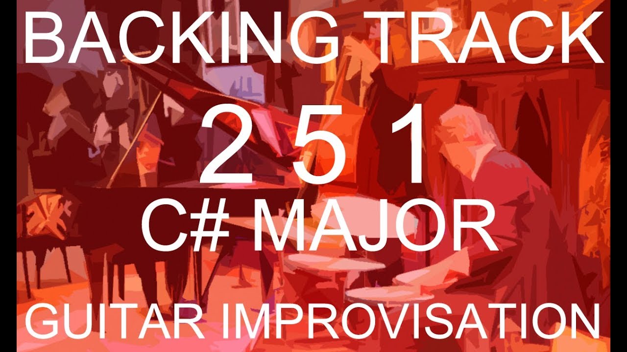 2 5 1 BACKING TRACK JAZZ MEDIUM SWING C# Major