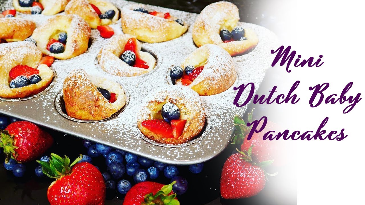 Mini Dutch Baby Pancakes, German Pancakes, Popovers. Whatever you call them,  they are irresistible!