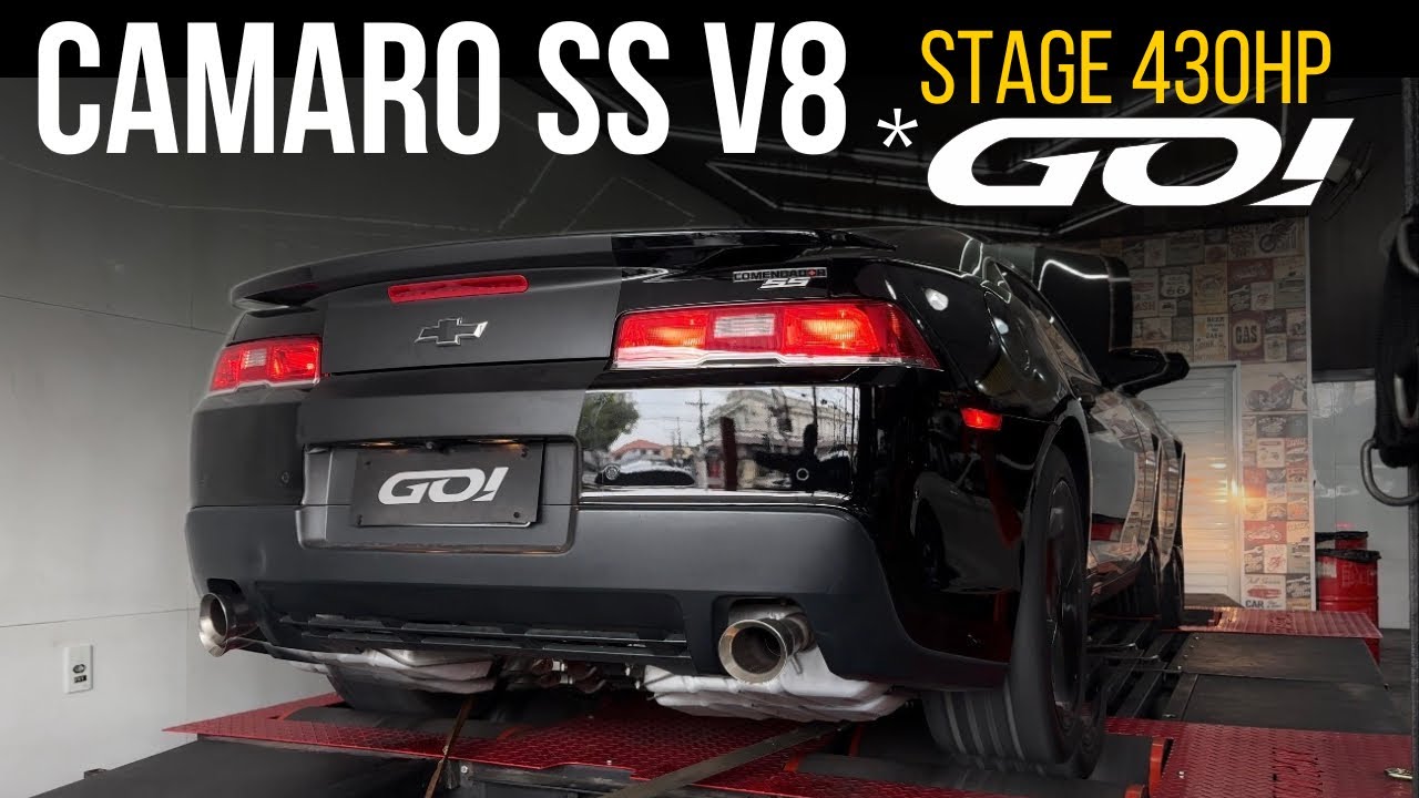 CAMARO SS STAGE 2 com 430cv: O V8 ACORDOU! 🇺🇸🔥