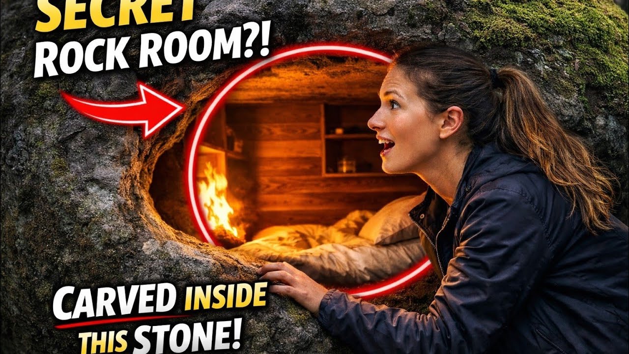 No One Knew This Rock Was Hiding a Room…