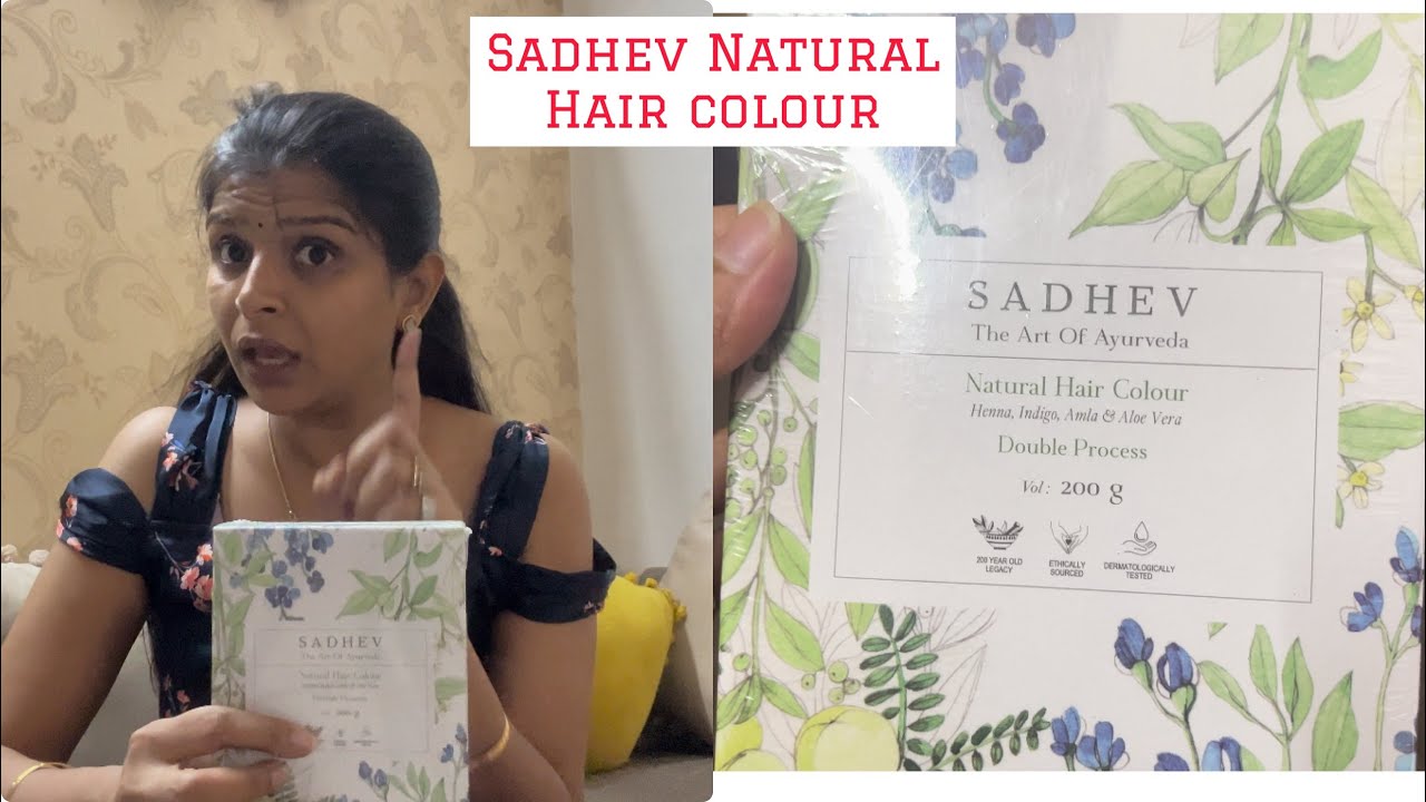 Sadhev ayurvedic hair colour review #haircolour #bestproducts #greyhair #naturalhair
