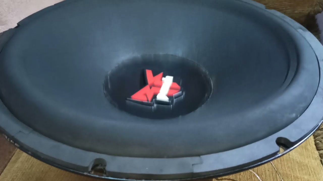 Restoration old subwoofer punch xlc 18 inch