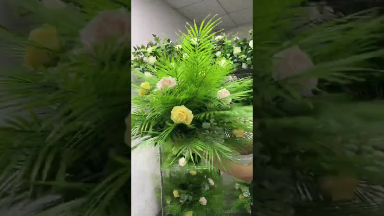 Wedding Backdrop Floral Arrangement Decor #floraldesign #flower #stage #luxurywedding #diy