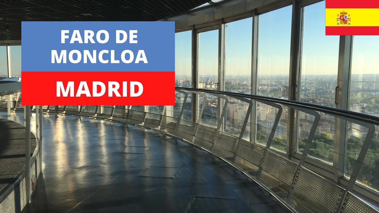 Faro De Moncloa, Observation Deck in Madrid Spain.