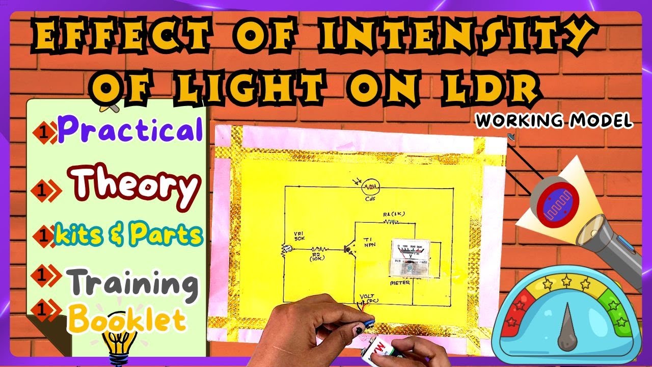 Effect of Light Intensity on LDR | Amazing Science Experiment Explained 🔥Physics Investigatory 🔥🔥