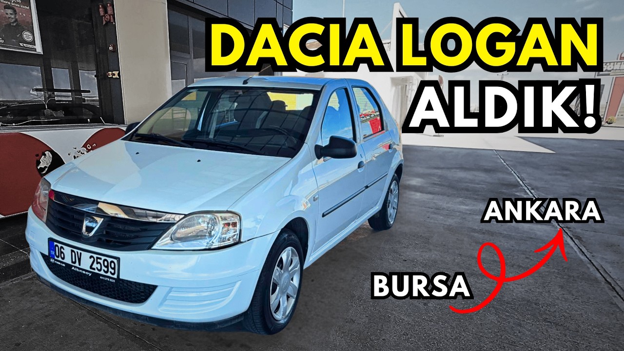 ANKARA’DAN DACIA LOGAN ALDIK | İkinci El Logan Satın Alma Vlog | 1.2 16V LPG'li | Alınır mı? | 4K