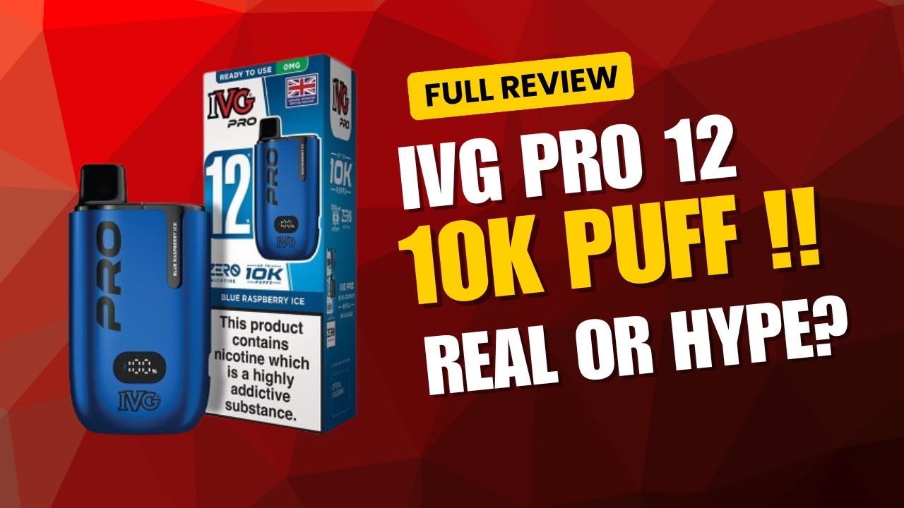 IVG Pro 12 Hands-On Review 💨 Best Long-Lasting Vape?