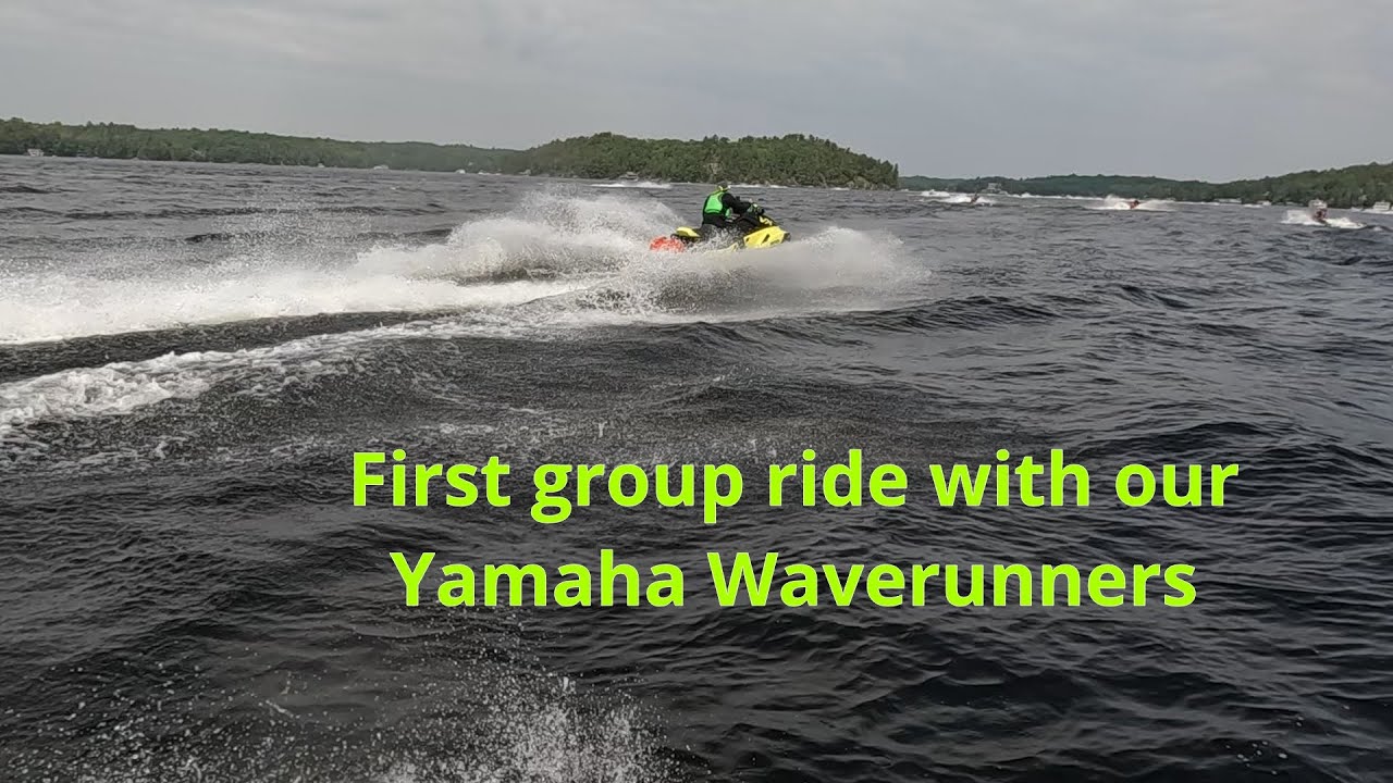 Lake Muskoka group Ride with Toronto Jetski group
