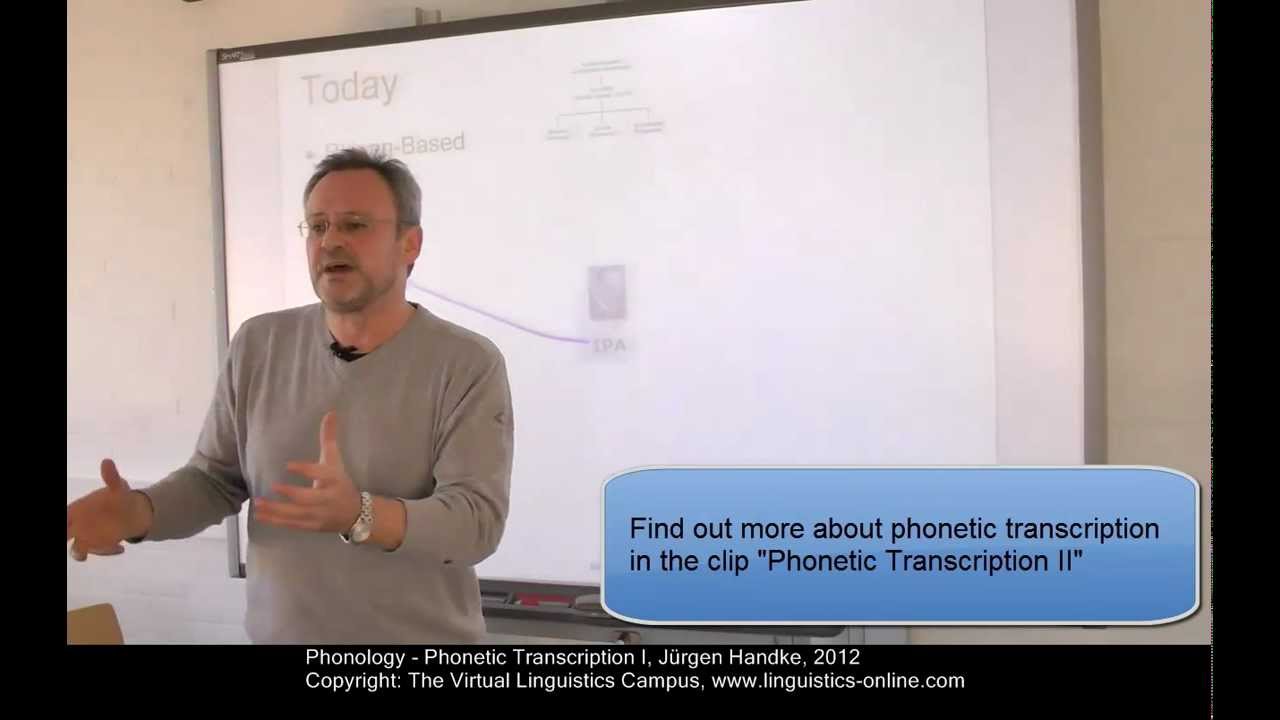 PHY111 - Phonetic Transcription I