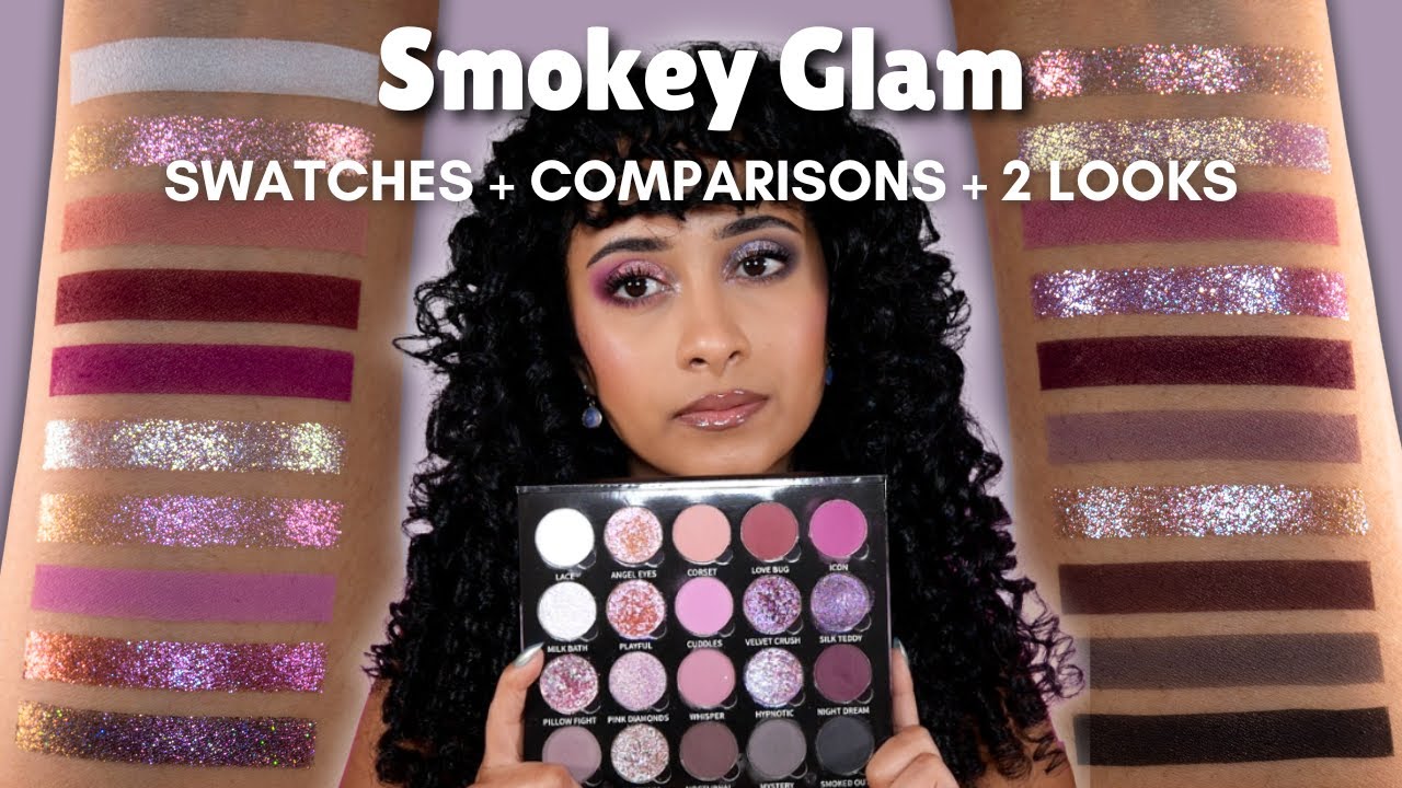 Bella Beaute Bar Smokey Glam | Swatches, comparisons to OG, 2 looks