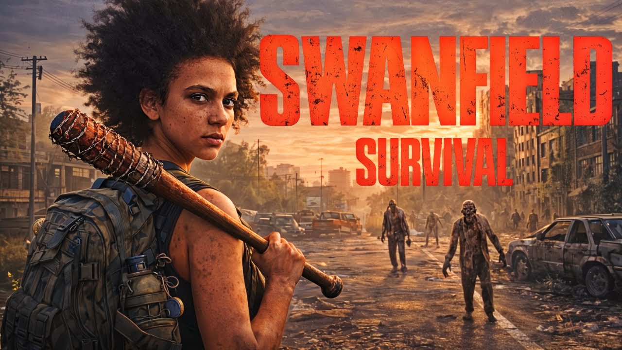 SwanField Survival #2 🧟 Exploração, morte por urso, Safe Zone e base perto dos NPCs