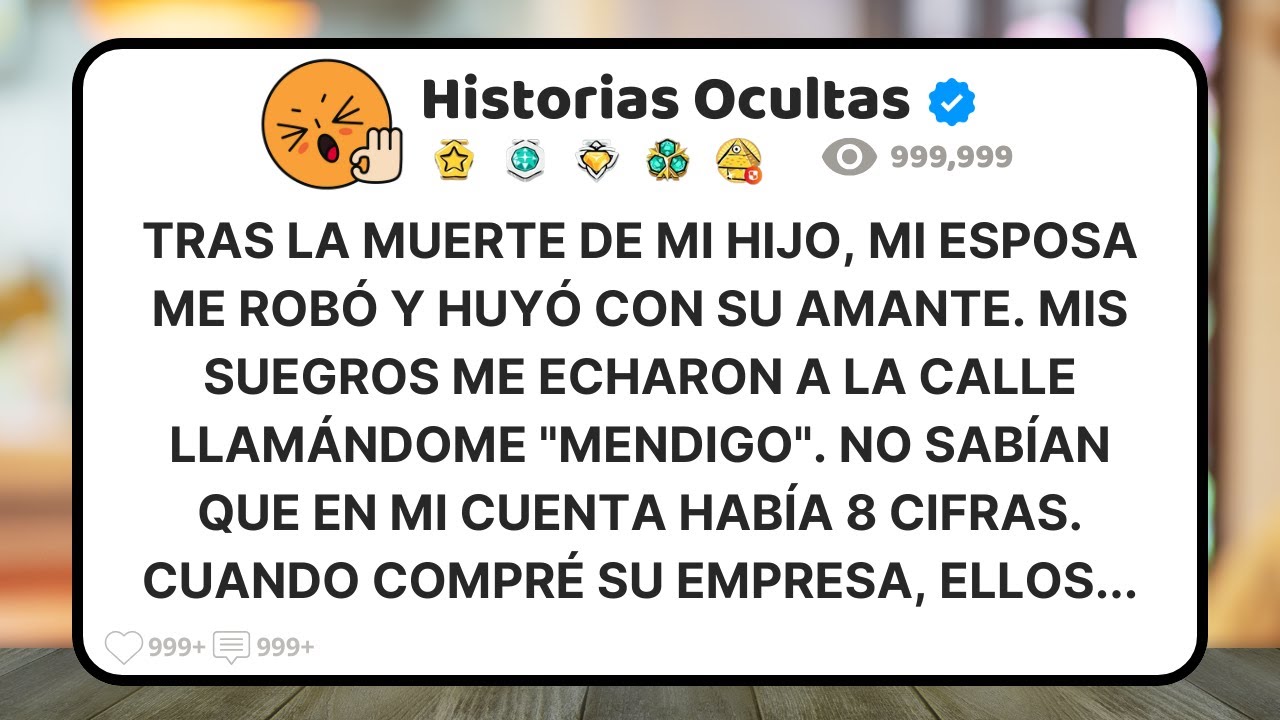 Mi Esposa Huyó Con Otro Tras Morir Mi Hijo. Me Llamaron 