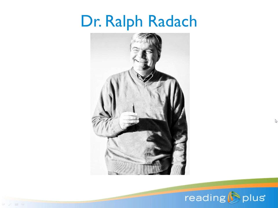Reading Plus Webinar featuring Dr. Ralph Radach: Oral versus Silent Reading Efficiency