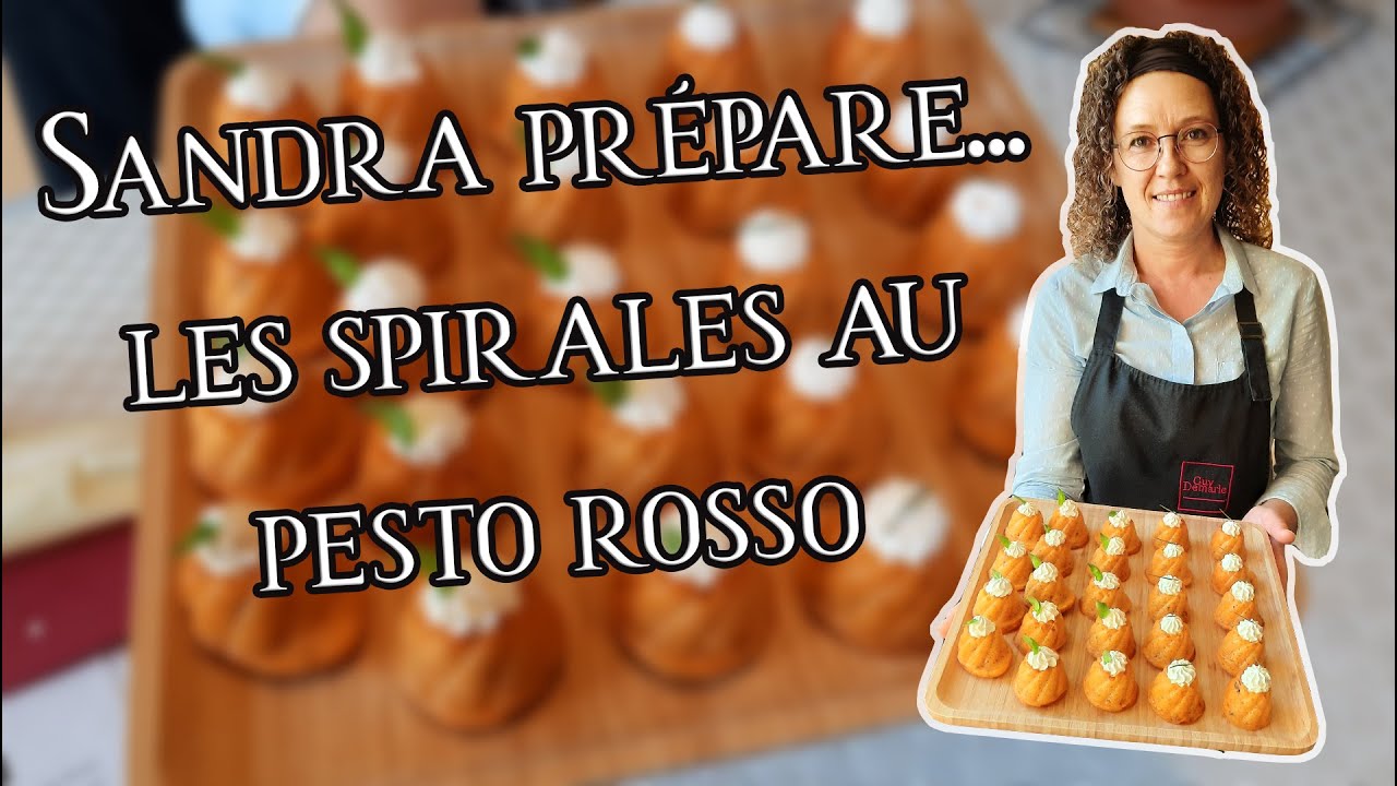 Sandra prépare... Les spirales au pesto rosso