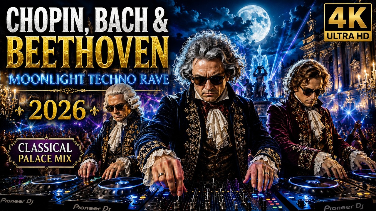 Beethoven Moonlight Rave 2026 🌙 Dark Classical Techno Mix |   4K