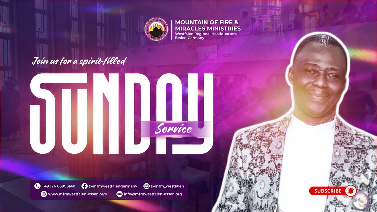 GLORIOUS SUNDAY SERVICE || @MFM WESTFALEN GERMANY (25.01.2026)