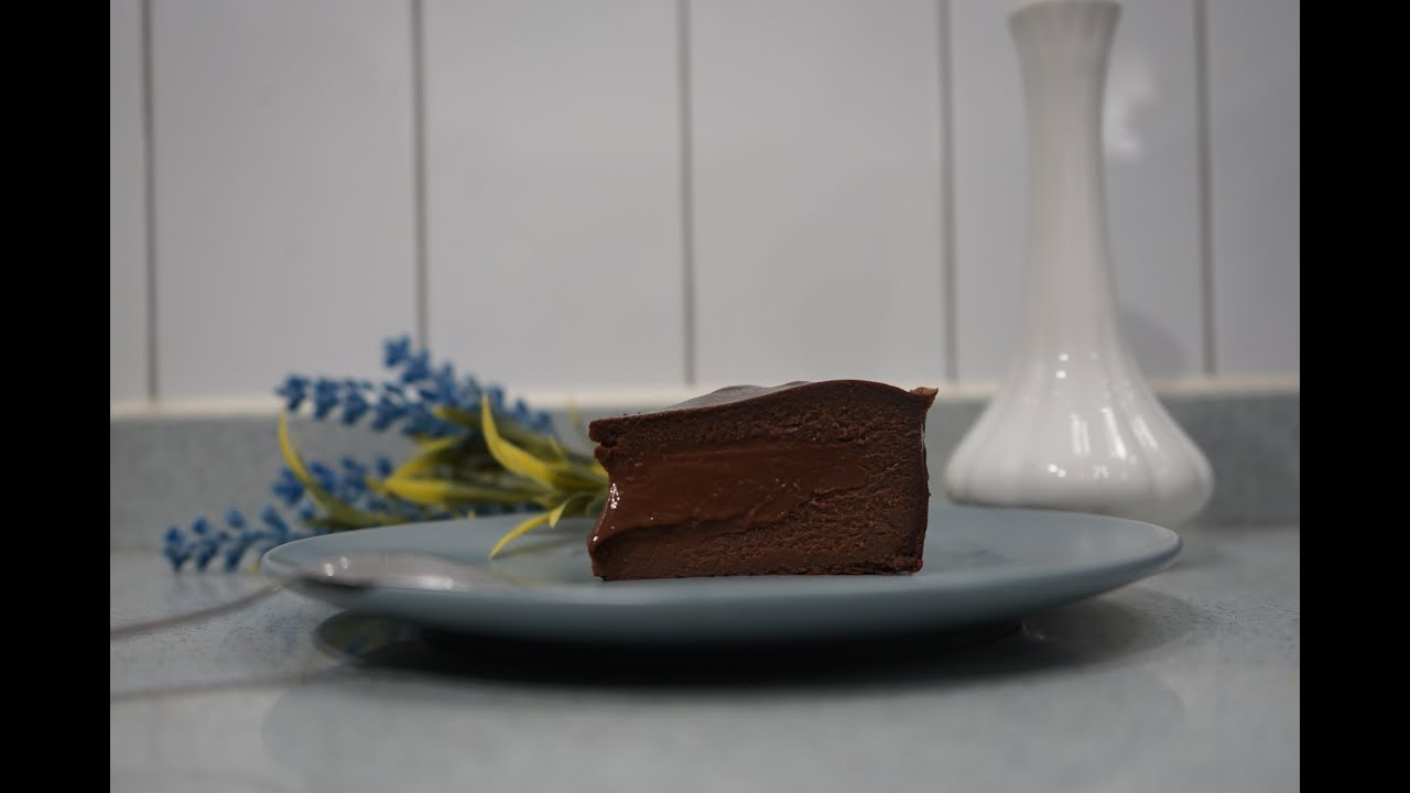 朱古力巴斯克芝士蛋糕 Chocolate Basque Burnt Cheesecake from Wild Kitchen