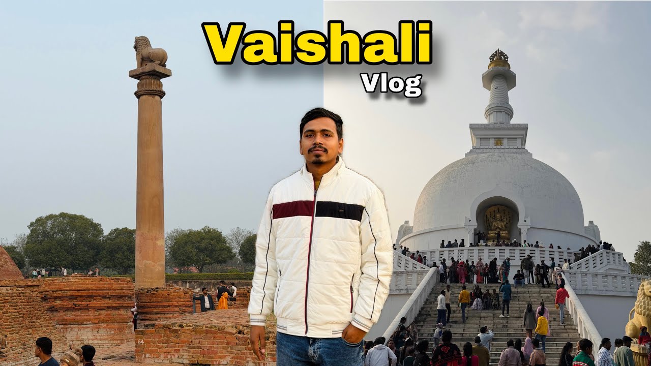 Vaishali Vlog 😍| Ashoka Pillar | Vishwa Shanti Stupa | Mr King 