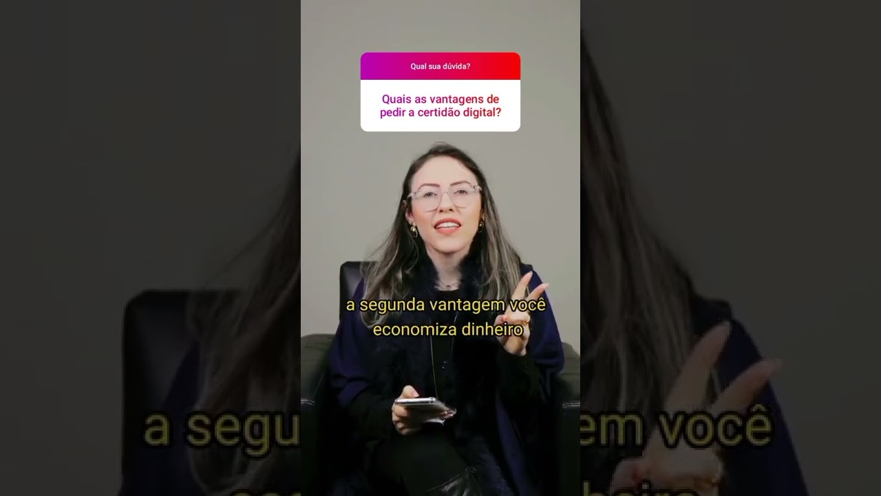 As vantagens da certid&atilde;o digital