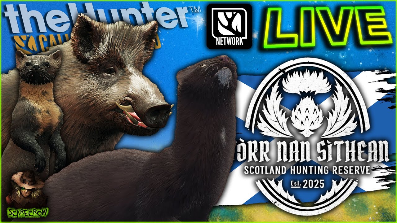 Minks & Martens & Boar OH MY! Scotland Early Access Hunts! Call of the wild