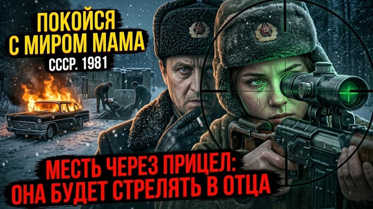 СССР 1981: ПОКОЙСЯ С МИРОМ, МАМА. Дочь-снайпер выходит на тропу войны, месть за мать...