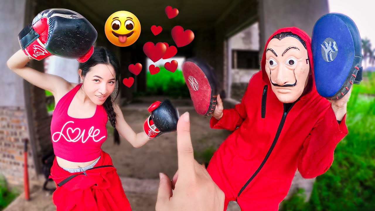 ESCAPING SUPER ANGRY GIRLFRIEND 😡 | MONEY HEIST PARKOUR in REAL LIFE