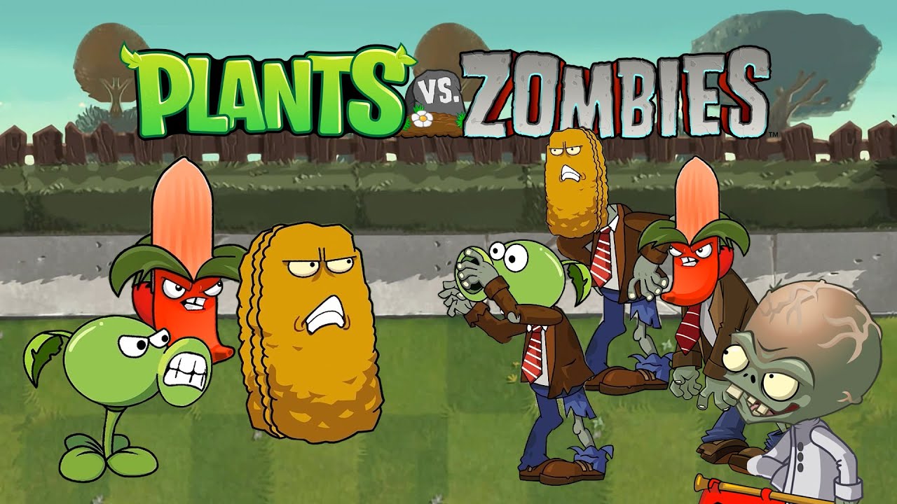⚔️💥Pvz Animation | Plants vs Zombies | Ninguém recua nesta batalha