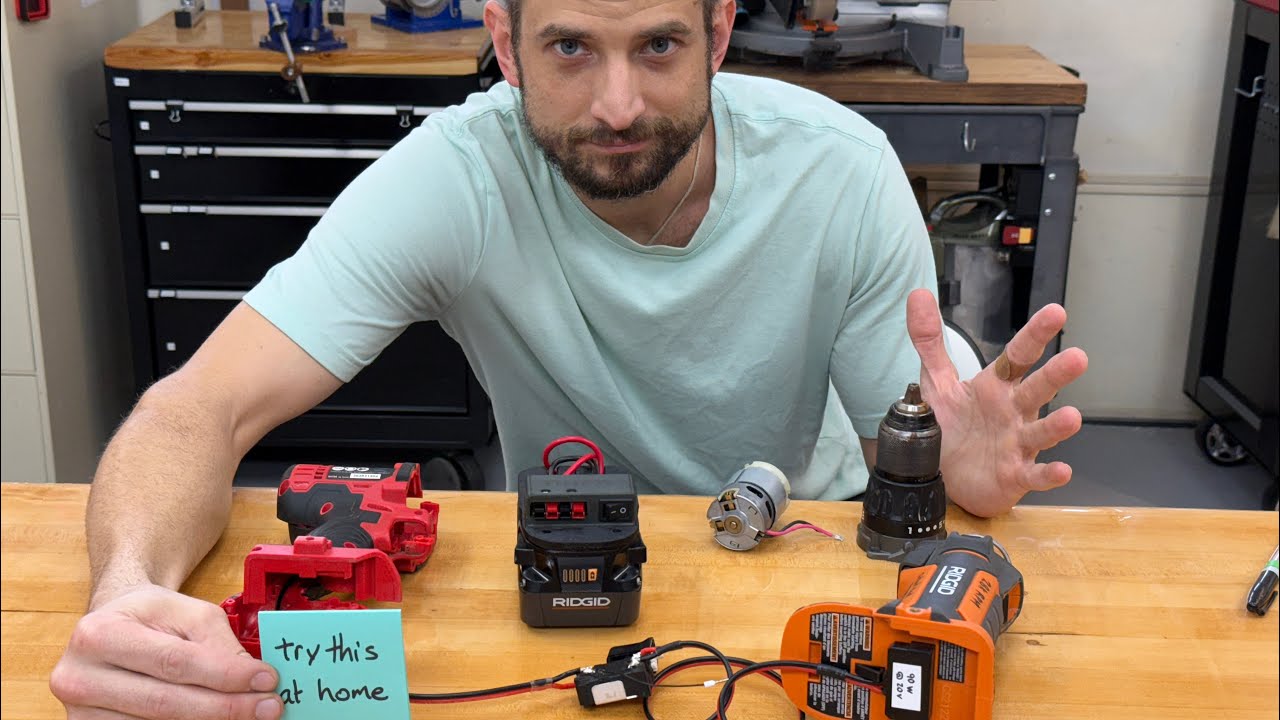 Make a Frankenstein Power Drill Treadmill Motor Controller, Easy