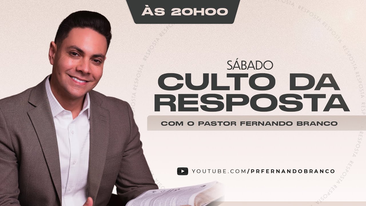 ONLINE - CULTO DA RESPOSTA - SÁBADO 14.02.2026