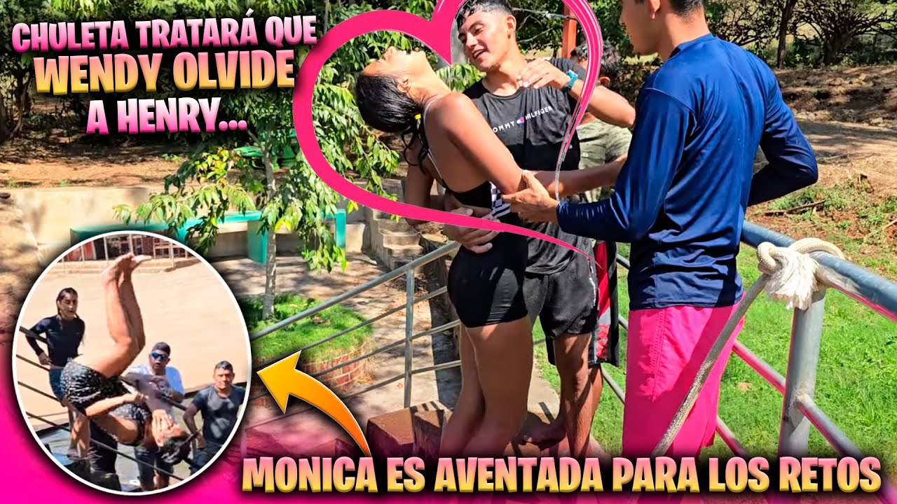 Chuleta y Wendy andan bien JUNTITOS ultimamente. Monica ya hizo el clavado y Keisy sigue con miedo.