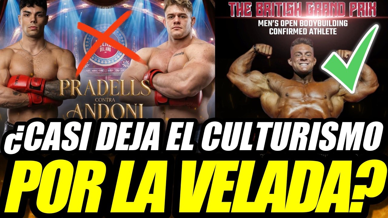¡PRADELLS ESTUVO A PUNTO DE DEJAR EL CULTURISMO! Así DESVELA Ibai que PUDO DEJARLO por la VELADA